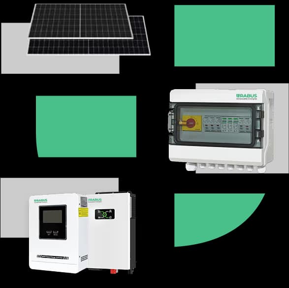 Solar panels and control units